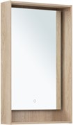 AQUANET Зеркало с подсветкой Милан 50 дуб светлый AQUANET-336402