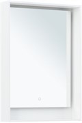AQUANET Зеркало с подсветкой Милан 60 белый глянец AQUANET-306380