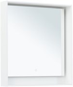 AQUANET Зеркало с подсветкой Милан 80 белый глянец AQUANET-306384