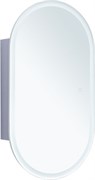 AQUANET Зеркальный шкаф Монте 50 белый, с LED подсветкой AQUANET-344787