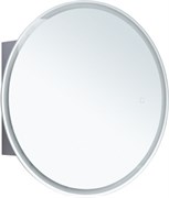 AQUANET Зеркальный шкаф Оптима 70 белый, с LED подсветкой AQUANET-344785