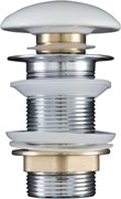 AQUANET Донный клапан белый, без перелива AQUANET-330950