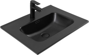 AQUANET Раковина Flat 60 черная матовая AQUANET-329253