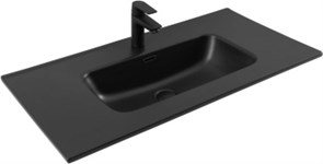 AQUANET Раковина Flat 90 черная матовая AQUANET-329256