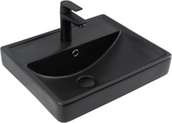 AQUANET Раковина Ирис 50 черная матовая AQUANET-329246