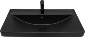 AQUANET Раковина Ирис 80 черная матовая AQUANET-329249
