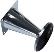 AQUANET Комплект ножек Рио 100 мм хром (4 шт.) AQUANET-313633