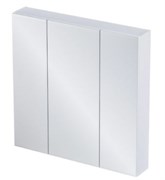 1MARKA Зеркальный шкафчик (ШxВ) 80x80 см, белый У37180