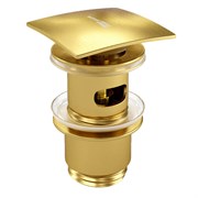WASSERKRAFT Aisch 5500 A165 Донный клапан Push-up, золото WASSERKRAFT A165