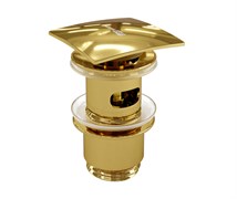 WASSERKRAFT Sauer 7100 A168 Донный клапан Push-up, золото WASSERKRAFT A168