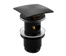 WASSERKRAFT Abens 2000 A164 Донный клапан Push-up, черный WASSERKRAFT A164