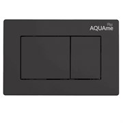 AQUAme Панель смыва для инсталляции, черный AQM4102B