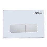 AQUAme Панель смыва для инсталляции акриловая, белый AQM4104W