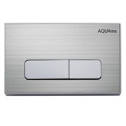AQUAme Панель смыва для инсталляции металл, хром AQM4105CR
