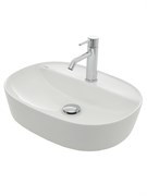AQUAme Раковина накладная с отверстием под смеситель. 505x385x120, белый AQM5002