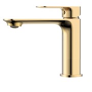 AQUAme Monza Смеситель для раковины однорычажный, Brushed gold AQM6310BG
