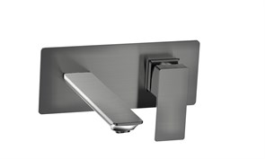 AQUAme Savona Смеситель для раковины, настен., на 2 отв., Комплект, металл AQM6815GM