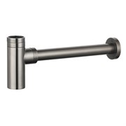 AQUAme Сифон для раковины латунный, Gun metal AQM7010GM