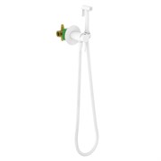 TIMO Смеситель встроенный с гигиеническим душем Saona белый матовый (2338/16SM) 2338/16SM
