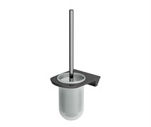 WASSERKRAFT Wiese K-8927 Щетка для унитаза подвесная, оружейная сталь WASSERKRAFT 8927