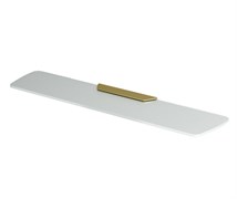 WASSERKRAFT Aisch K-5924 Полка стеклянная, золото WASSERKRAFT 5924