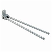 WASSERKRAFT Leine K-5031 Держатель полотенец двойной, хром WASSERKRAFT 5031