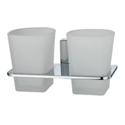 WASSERKRAFT Leine K-5028D Подстаканник двойной, хром WASSERKRAFT 5028D