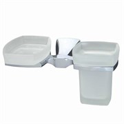 WASSERKRAFT Wern K-2526 Держатель стакана и мыльницы, хром WASSERKRAFT 2526