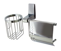 WASSERKRAFT Lopau K-6059 Держатель туалетной бумаги и освежителя, хром WASSERKRAFT 6059