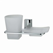 WASSERKRAFT Leine K-5026 Держатель стакана и мыльницы, хром WASSERKRAFT 5026
