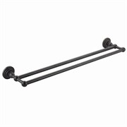 WASSERKRAFT Isar K-7340 Держатель полотенец двойной, темная бронза WASSERKRAFT 7340