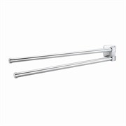 WASSERKRAFT Wern K-2531 Держатель полотенец двойной, хром WASSERKRAFT 2531