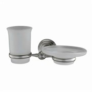 WASSERKRAFT Ammer K-7026 Держатель стакана и мыльницы, никель WASSERKRAFT 7026