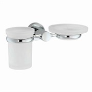 WASSERKRAFT Donau K-9426 Держатель стакана и мыльницы, хром WASSERKRAFT 9426