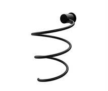 WASSERKRAFT K-1080BLACK Держатель фена, черный WASSERKRAFT 1080B