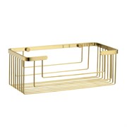 WASSERKRAFT K-711BRUSHED GOLD Полка металлическая, золото WASSERKRAFT 711BG