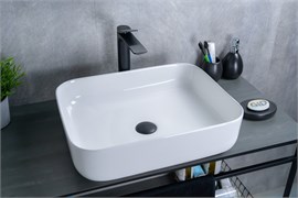 GID Раковина D1304 51197 накладная белая 50x39x13 GID-51197