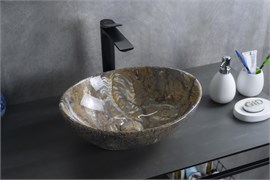 GID Раковина Mnc138T 54472 накладная под камень глянцевая 41x34x15 GID-54472