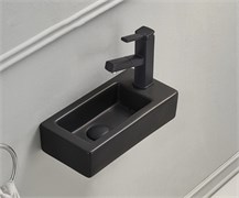 GID Раковина Bm9272L 62203L подвесная черная матовая 36.5x18x9 GID-62203L