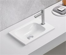 GID Раковина N3340 71170 встраиваемая сверху белая 40.5x26x10 GID-71170