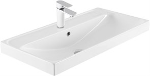 AQUANET Flash Mini Раковина полувстраиваемая ширина 80 см, белый AQUANET-342055