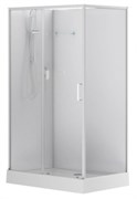 AQUANET Passion EVO Душевая кабина прямоугольная размер 120x80 см профиль - белый / стекло - прозрачное AQUANET-281973