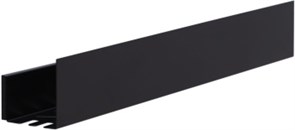 AQUANET Полка Магнум 90x12 черная матовая, с крючками AQUANET-302222