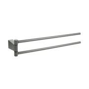 FIXSEN Полотенцедержатель TREND GRAPHITE рога 2-ой (FX-98002A) FX-98002A