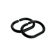FIXSEN Кольца для шторки  12 шт черные (FX-1000В) FX-1000B