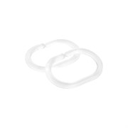 FIXSEN Кольца для шторки  12 шт прозрачные (FX-1000С) FX-1000C