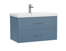 CERSANIT Тумба под раковину подвесная CLASSIC 80 для COMO 80 голубой матовый A69091