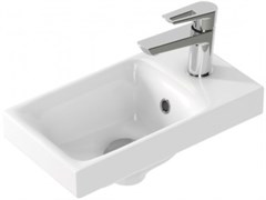 AQUANET Moduo Cersanit Раковина на тумбу ширина 40 см, цвет белый AQUANET-S-UM-MOD40/1