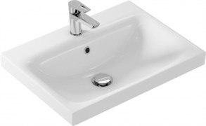 AQUANET Moduo Cersanit Раковина на стену / на тумбу ширина 60 см, цвет белый AQUANET-S-UM-MOD60/1