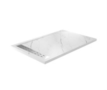 WASSERKRAFT Rhin 44T Душевой поддон прямоугольный искусственный камень размер 140x90 см, белый WASSERKRAFT 44T36